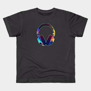 Headphones color Kids T-Shirt